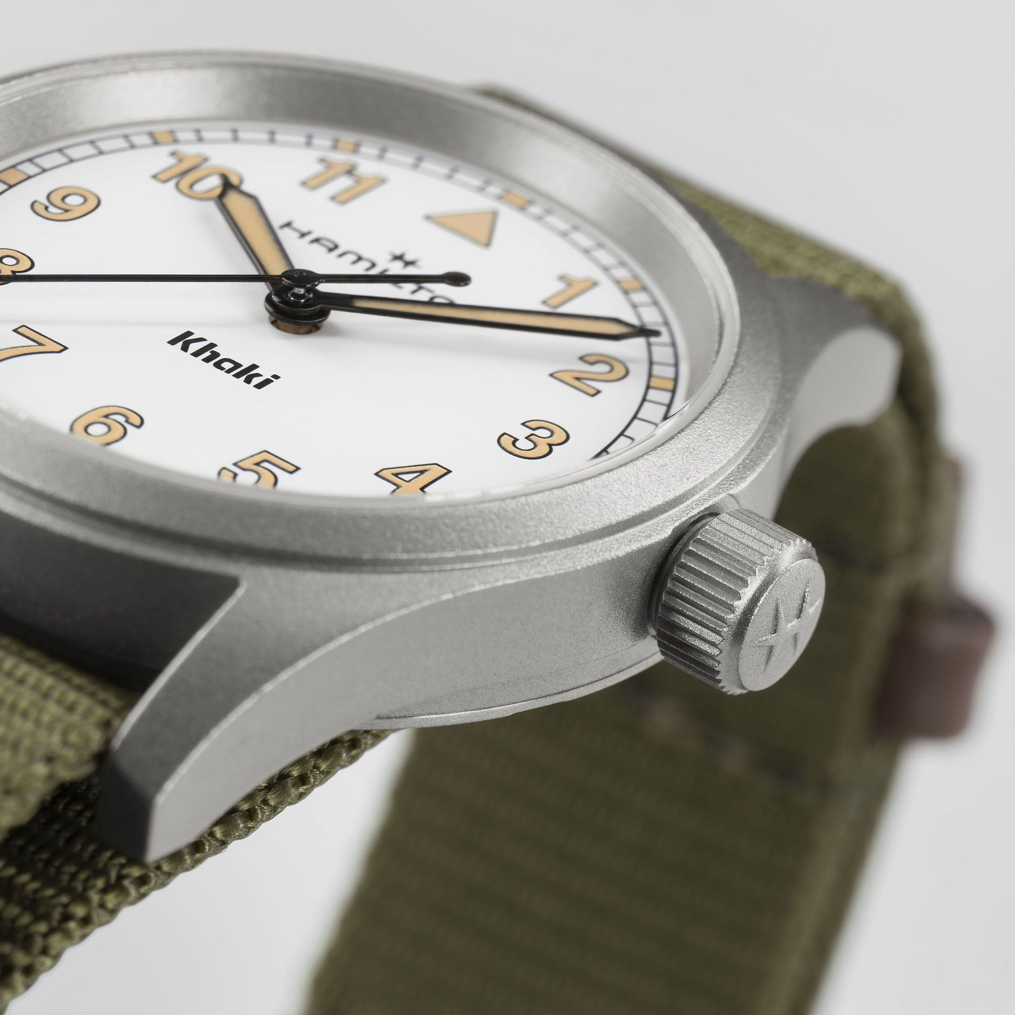 ハミルトン(HAMILTON) カーキ フィールド クォーツ 33mm ホワイト